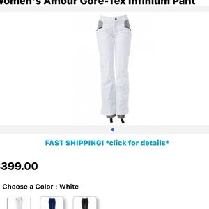 Spyder Armour Gore-Tex ski pant